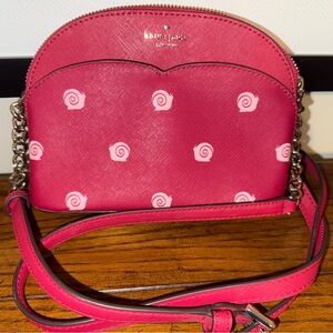 Kate Spade Pink Snail Pattern Crossbody Bag